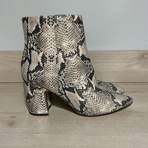 Sam Edelman Snake Skin Ankle Boots size 11